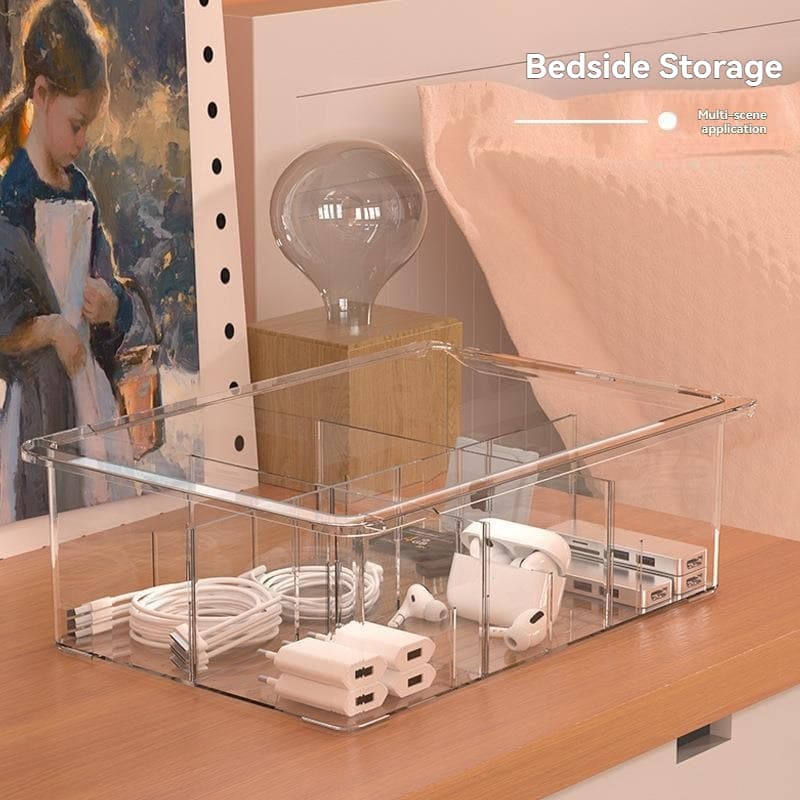 Plastic Underwear Storage Box with Lid – Drawer Organizer