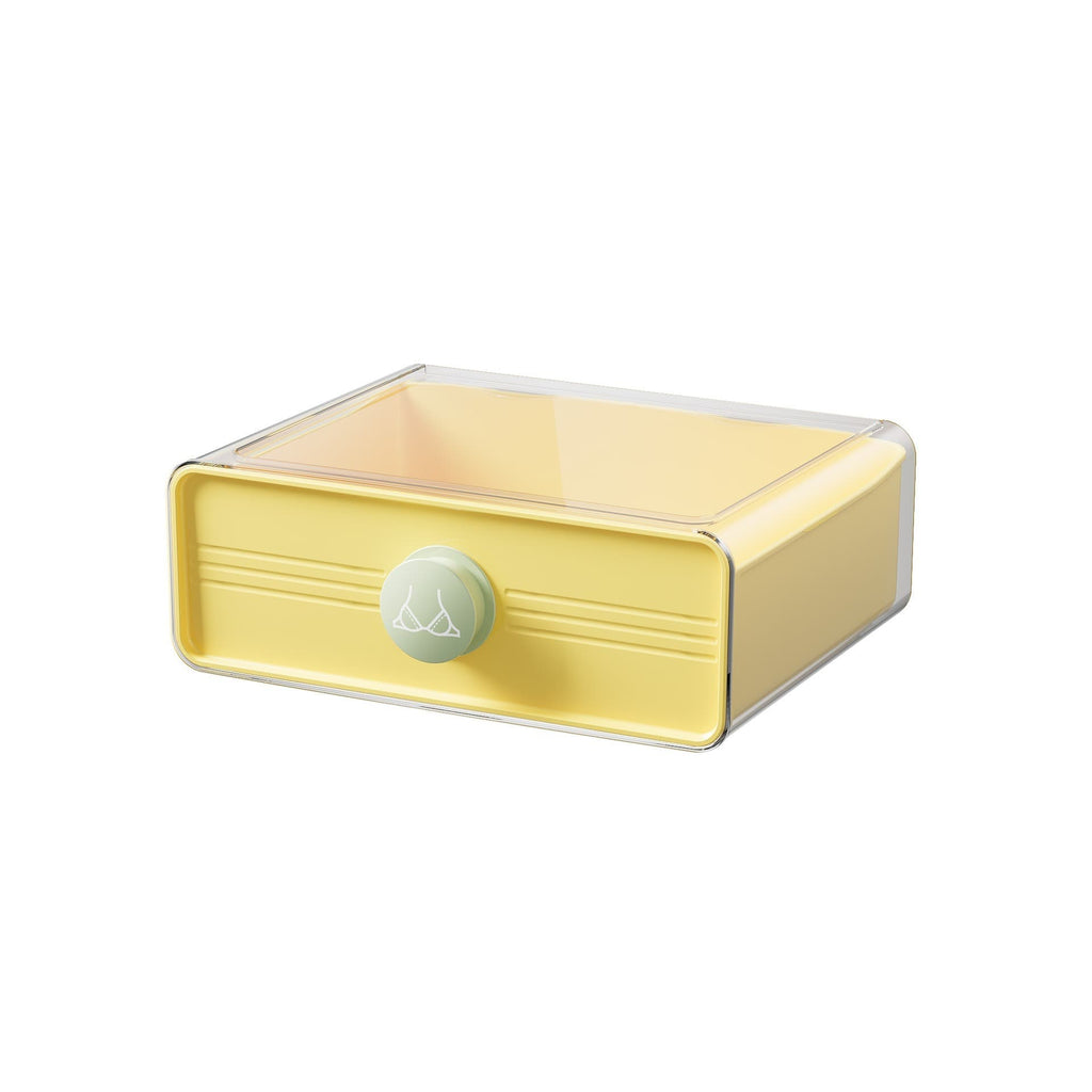 Plastic Underwear Storage Box for Drawer and Closet Organization