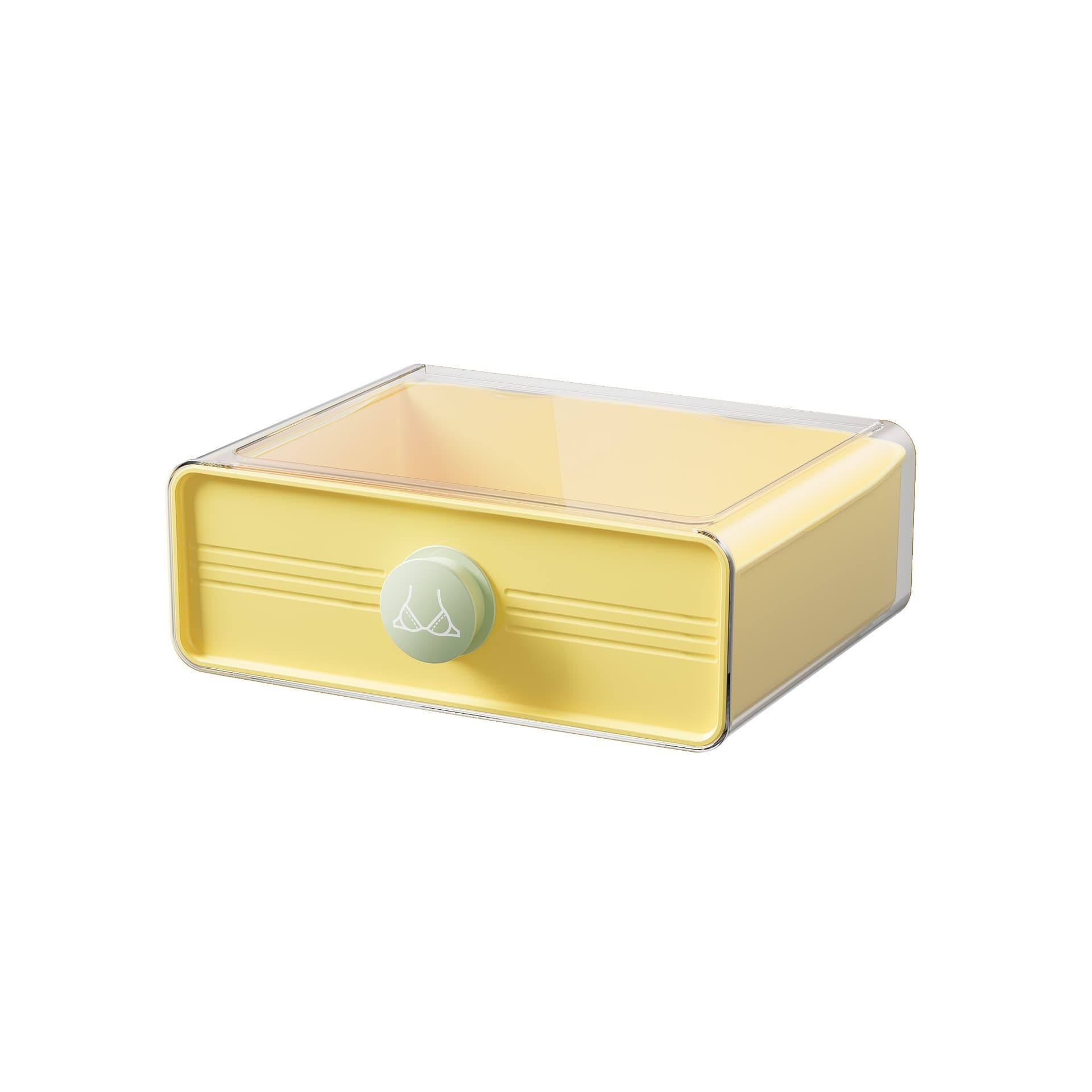 Plastic Underwear Storage Box for Drawer and Closet Organization