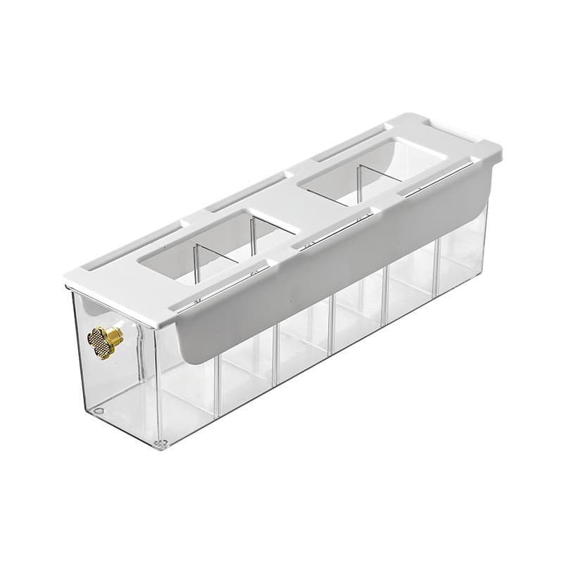 Underwear Drawer Organizer with Lid – Plastic Sock Storage Box